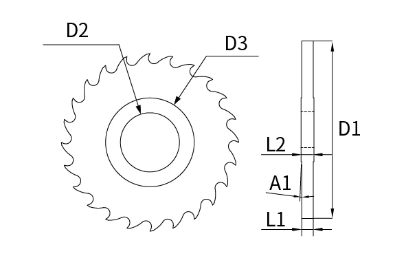 Carbide Slitting Saw - Standard