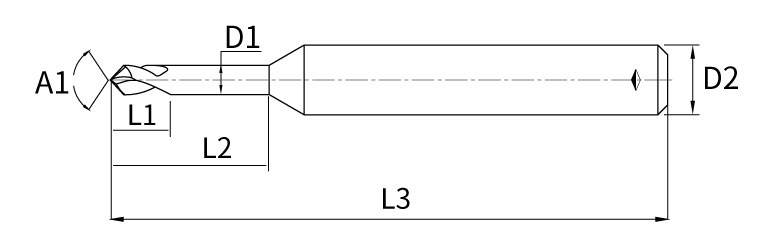chamfer cutter long shank