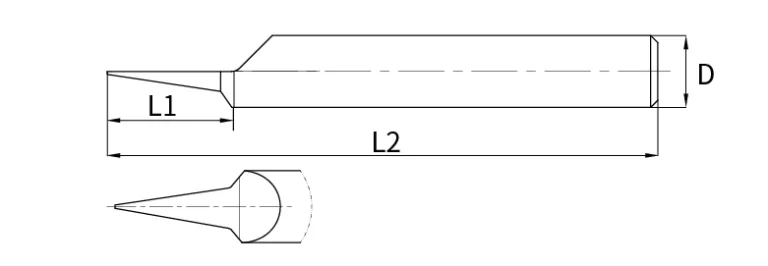 engraving cutter - pointed