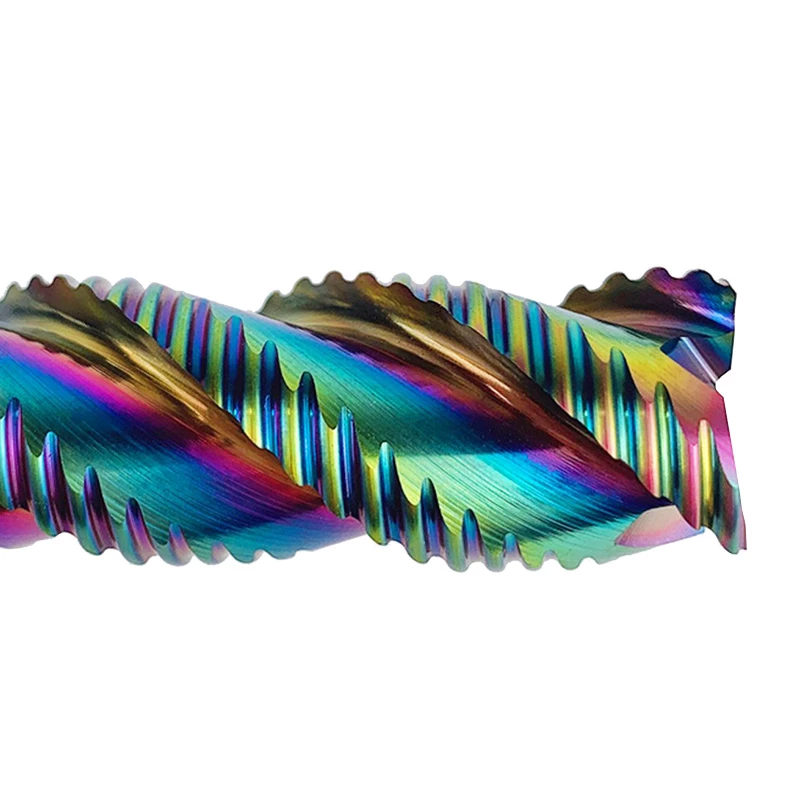 Roughing end mill cutting edge enlargement