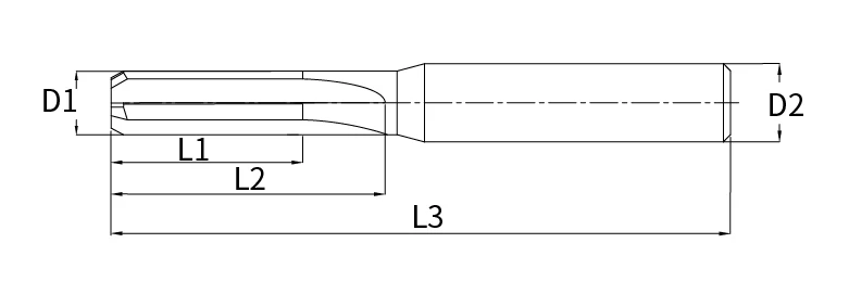 custom straight reamer