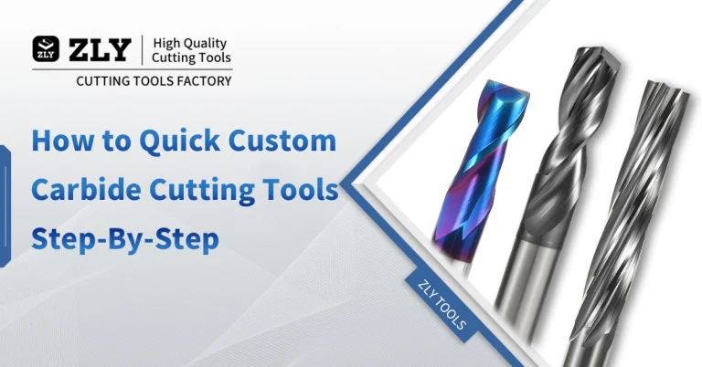 banner of how to quickly customize carbide cutting tools step by step