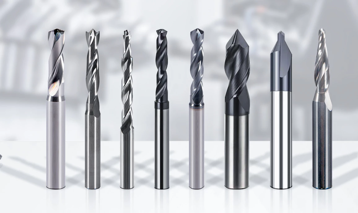 Drill bit on the display table