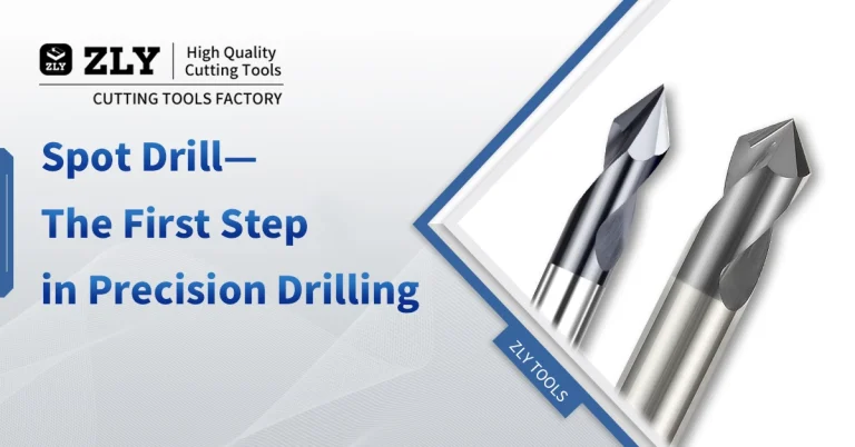 banner for spot drill - the first step in precision drilling