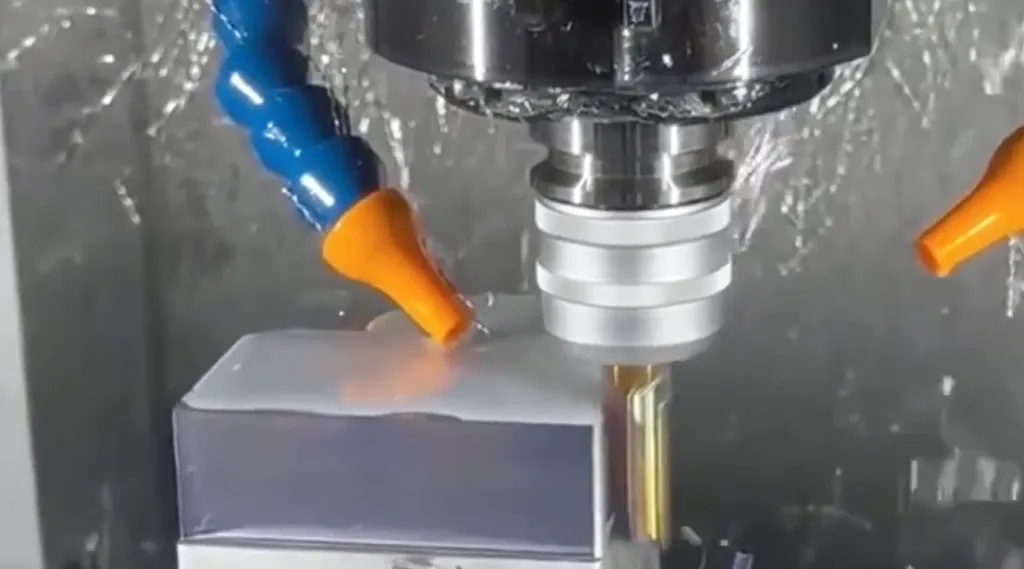 Remove material using a roughing milling cutter.